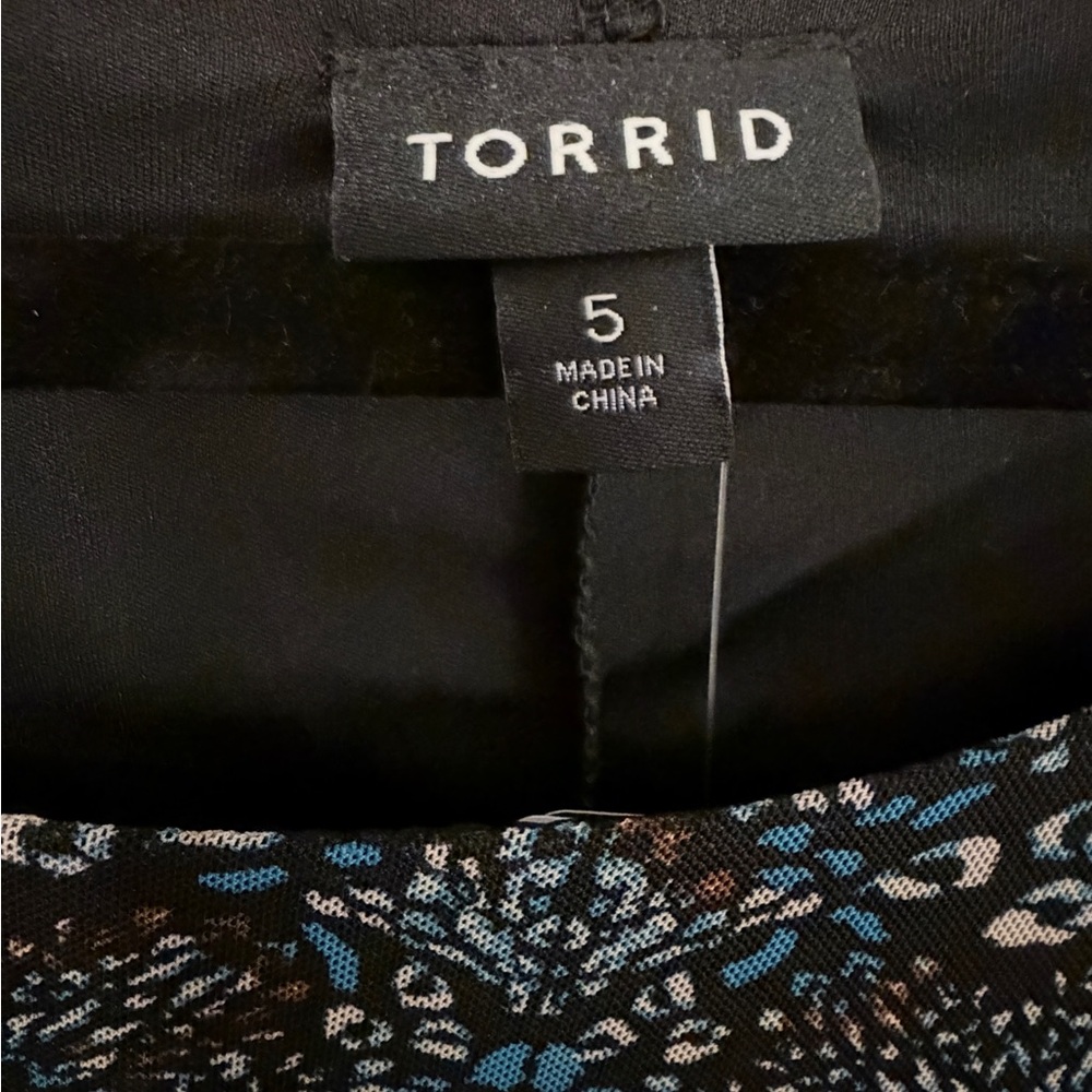 Torrid Ruffled Mini Dress - Mesh Floral Black - Picture 5 of 8